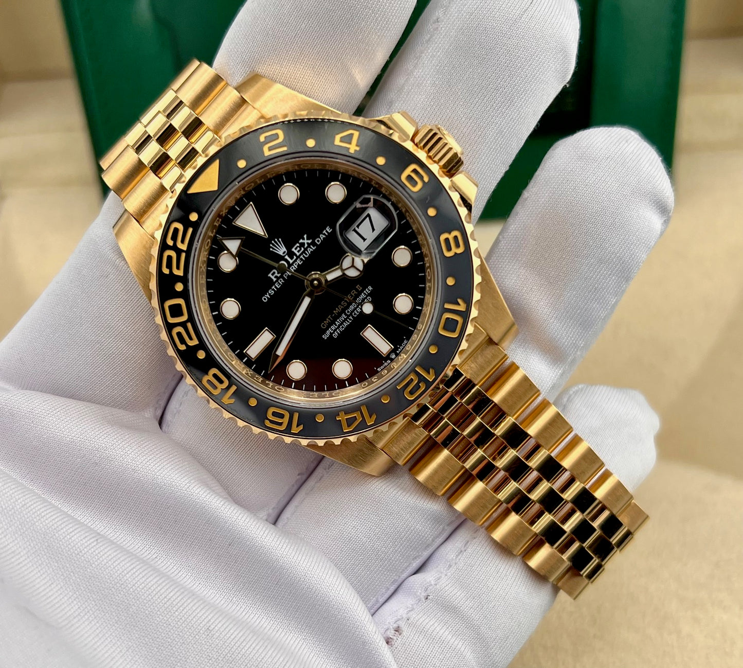 Rolex GMT-Master II 126718GRNR Jubilèe Yellow Gold 2024