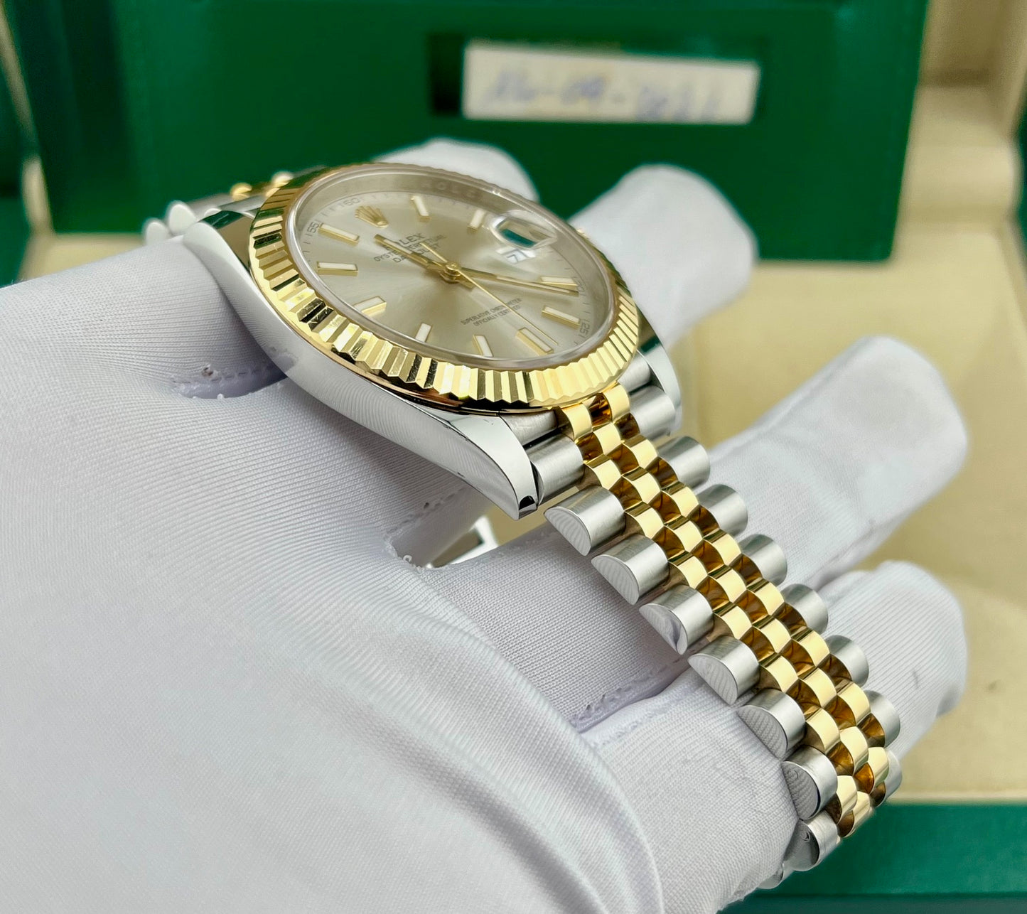 Rolex Datejust 41mm 126333 Silver Dial Jubilèe 2021 full set