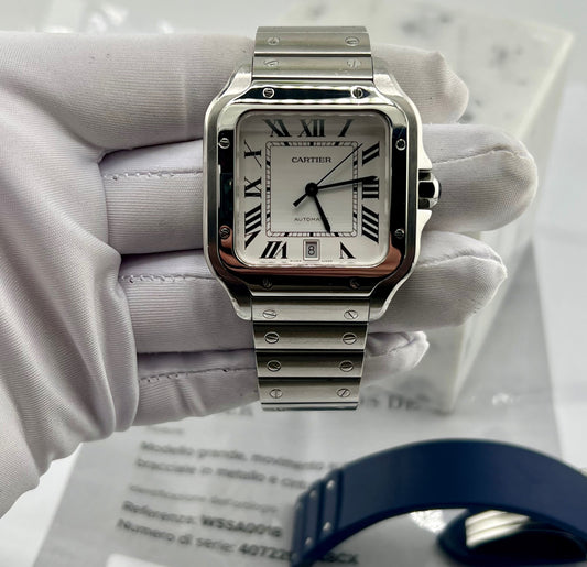 Cartier Santos De Cartier WSSA0018 White Dial 2024