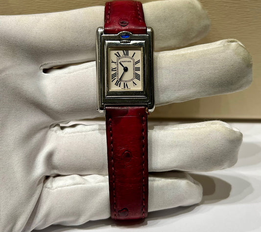 Cartier Tank Basculante 2386 Quartz only watch solo orologio