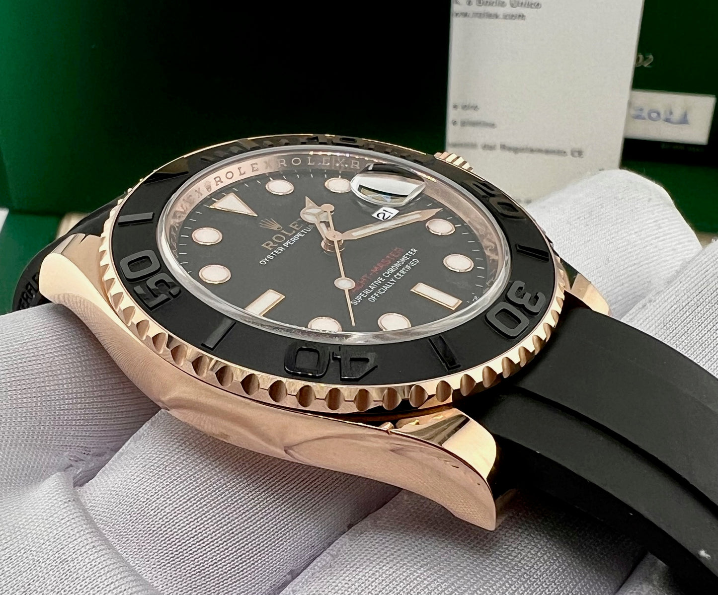 Rolex Yacht-Master 40mm 126655 Oysterflex 2021 full set ITA