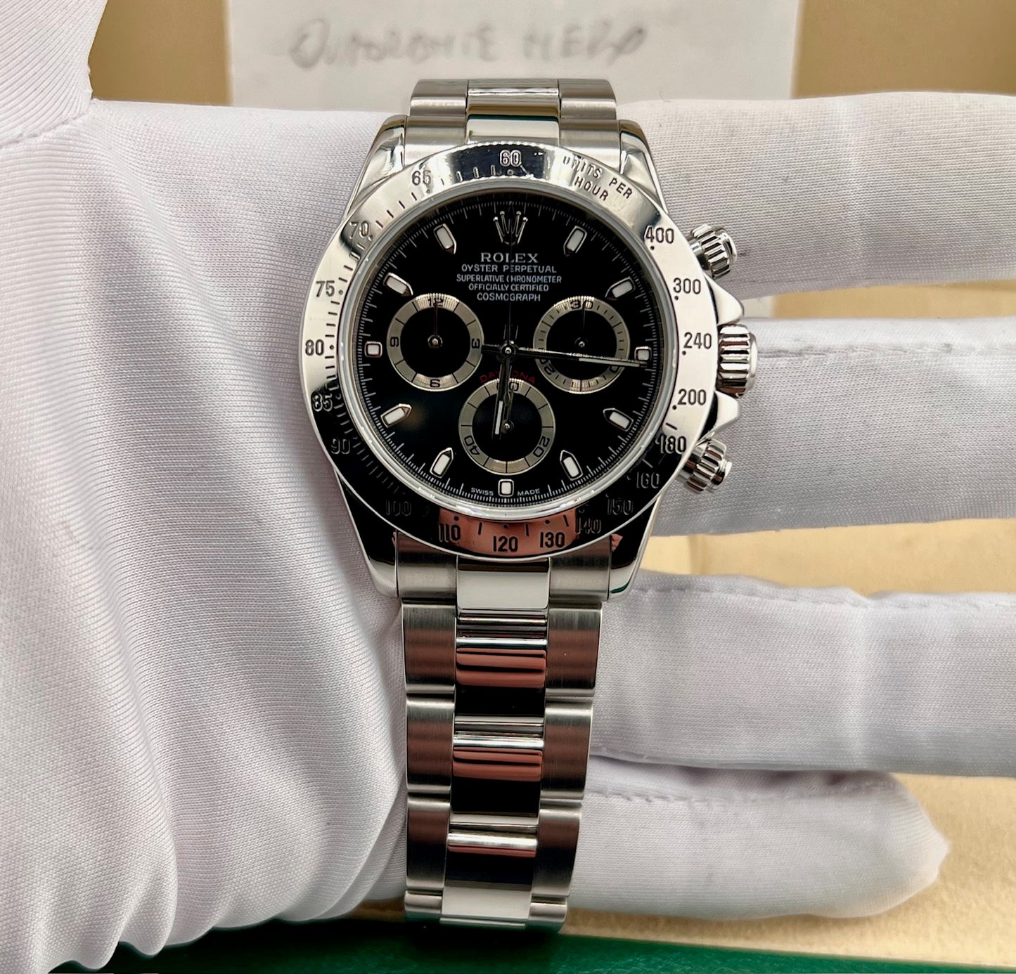 Rolex Daytona 116520 Black Dial 2004 Box&Paper Bolivia