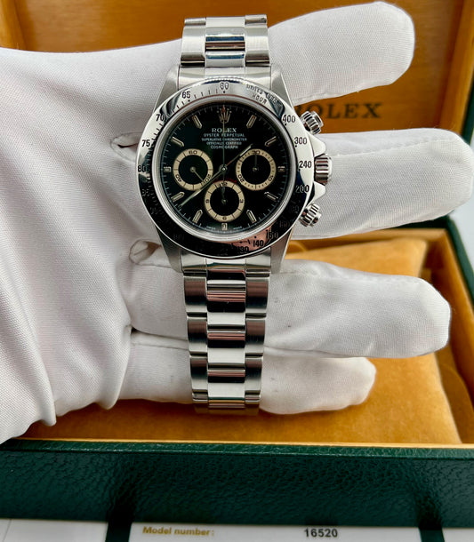 Rolex Daytona 16520 Zenith U Serial 1998 Service Rolex 2019