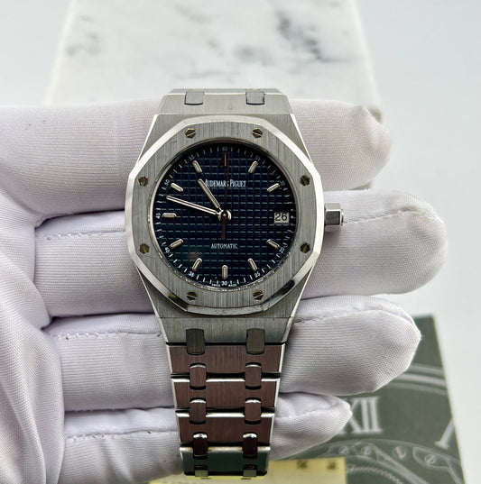 Audemars Piguet Royal Oak 14790ST 2004 Paper AP No Box Blue Dial
