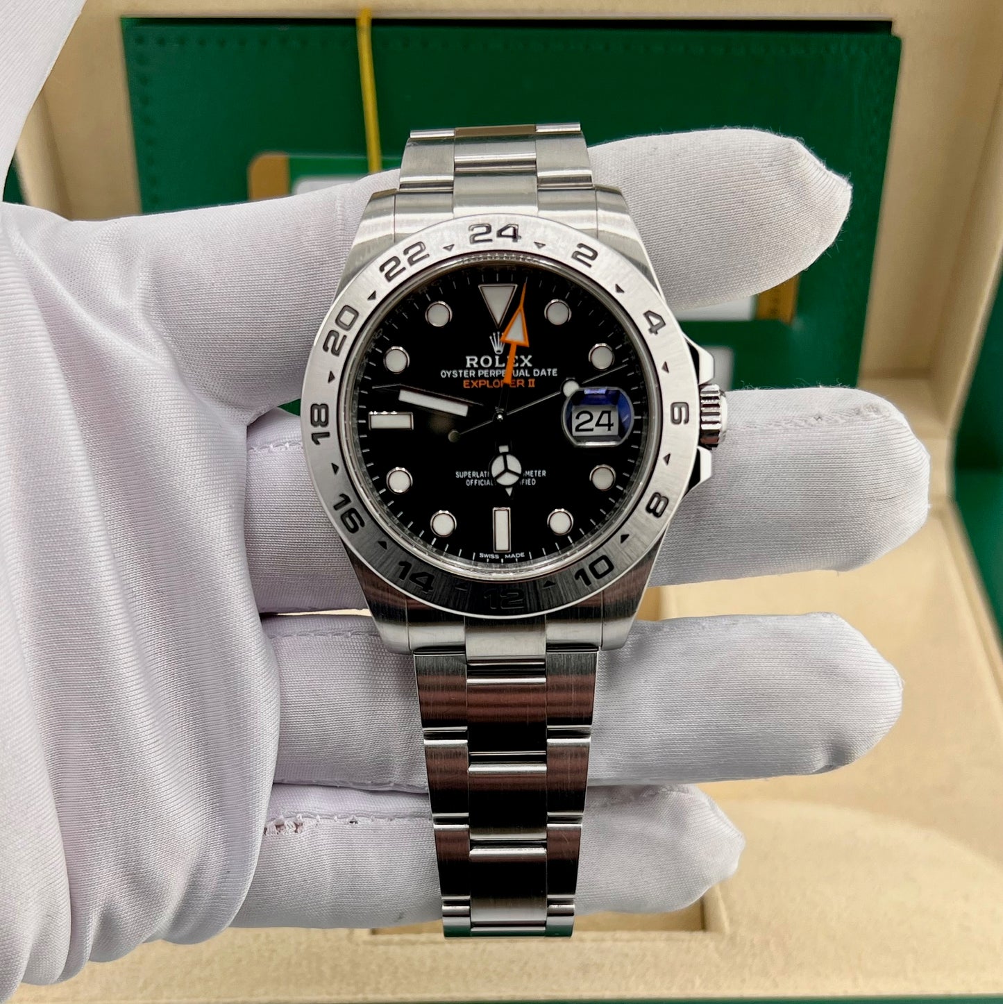 Rolex Explorer II 42mm 216570 Black Dial 2018 Full Set (Portogallo)
