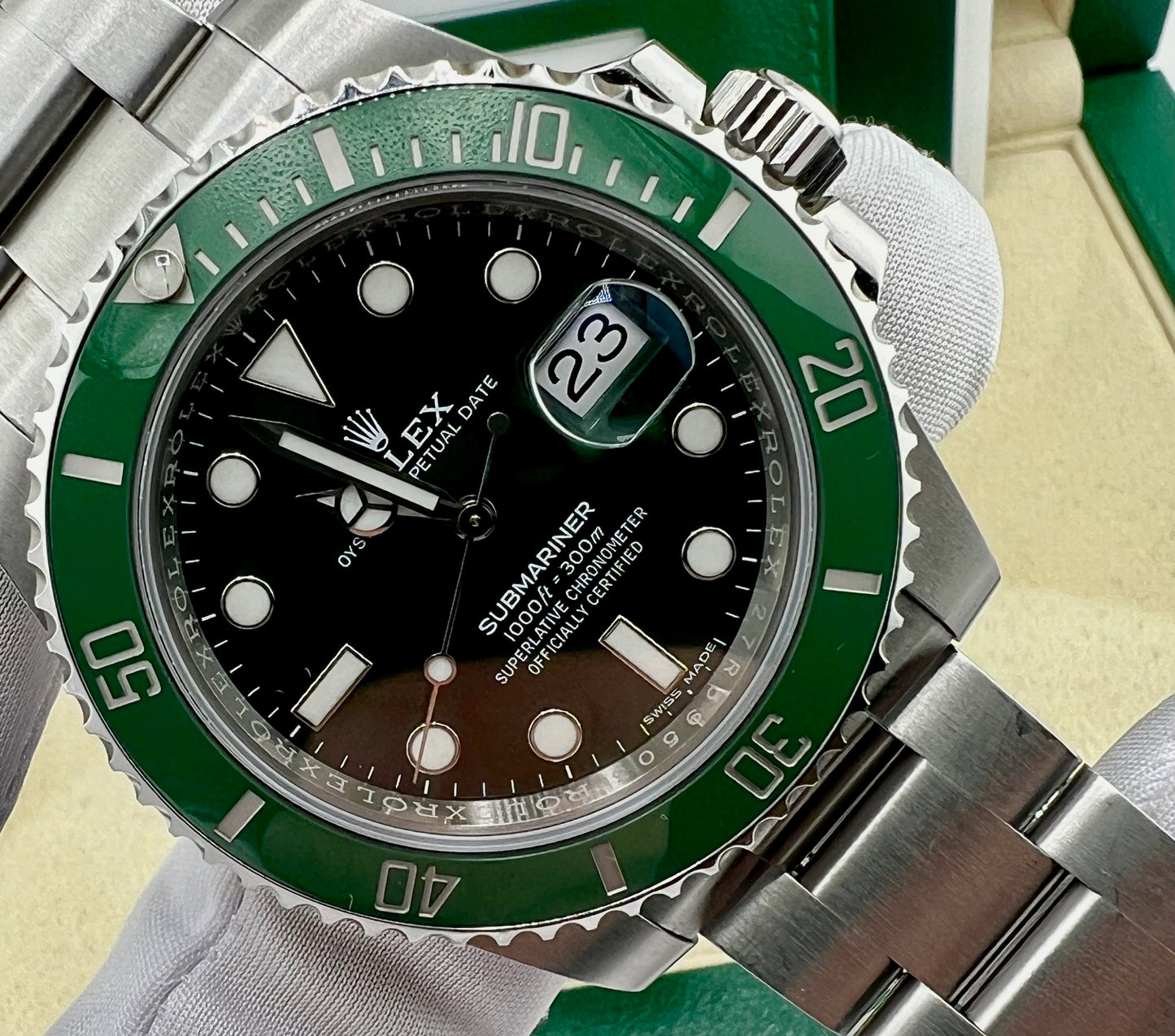 Rolex Submariner Date 116610LV ''HULK'' 2020 Ita