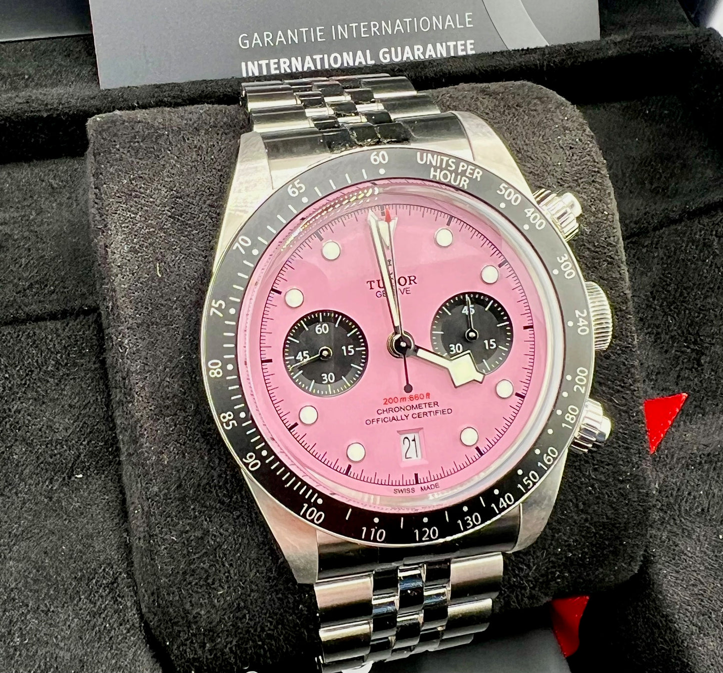 Tudor Black Bay Chrono Pink ''Miami'' 2024 full set