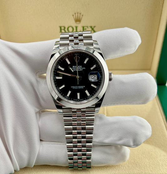 Rolex Datejust 41mm 126300 Black Dial Jubilèe No Paper Rolex