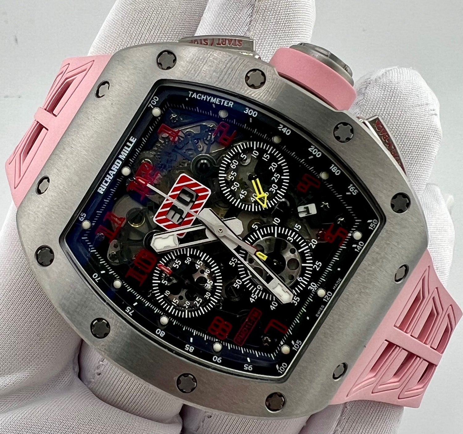 Richard Mille Rm 011 titanium Felipe Massa 50mm full set – Ruzza
