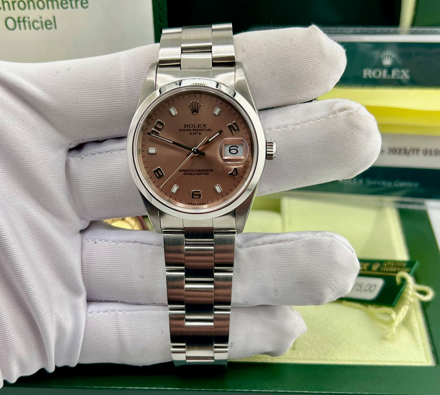 Rolex Oyster Perpetual Date 15200 34mm Full Set 2006 + Service 2023