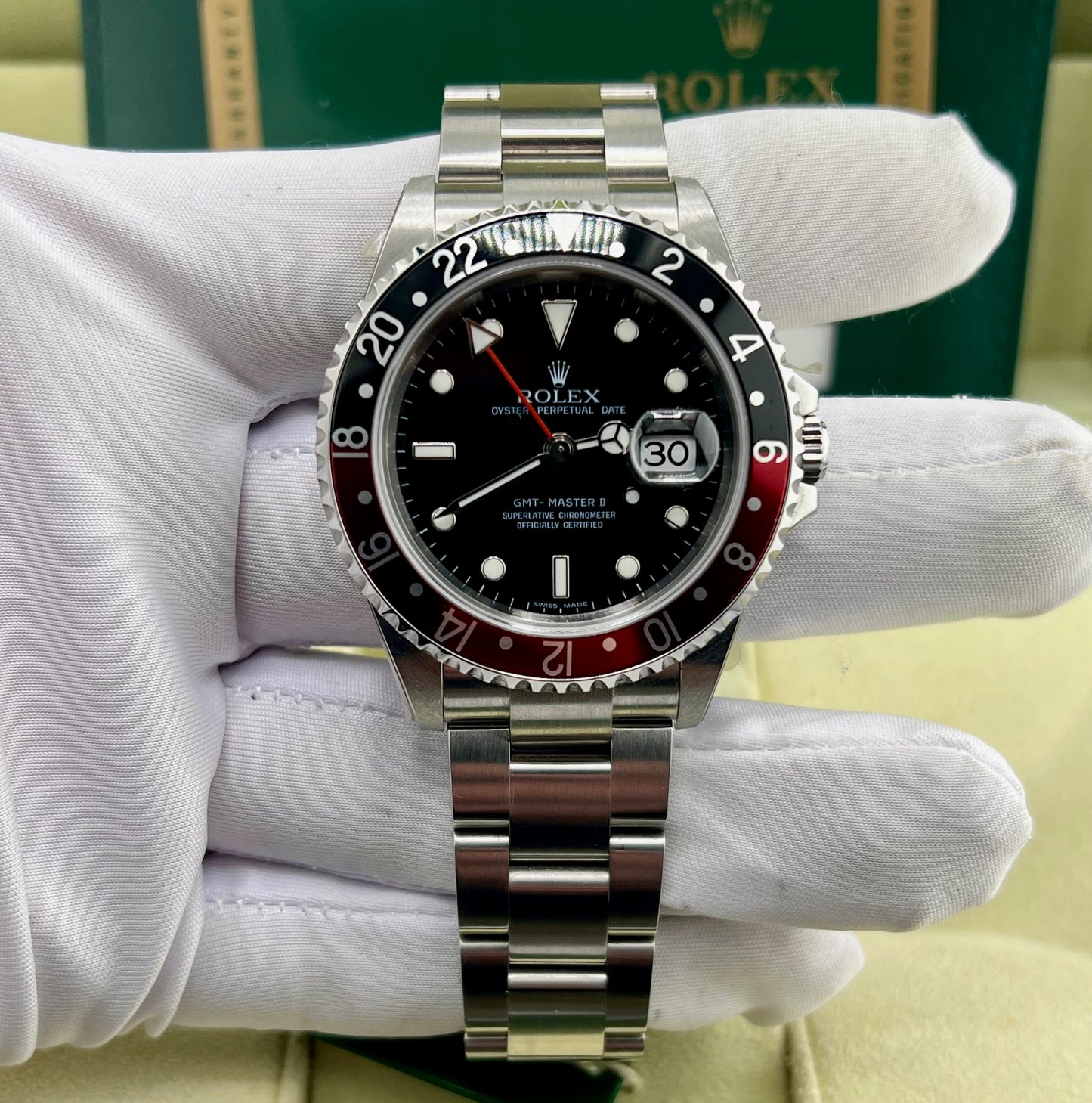 Rolex GMT-Master II 16710 Coke 2007 Card Stickers