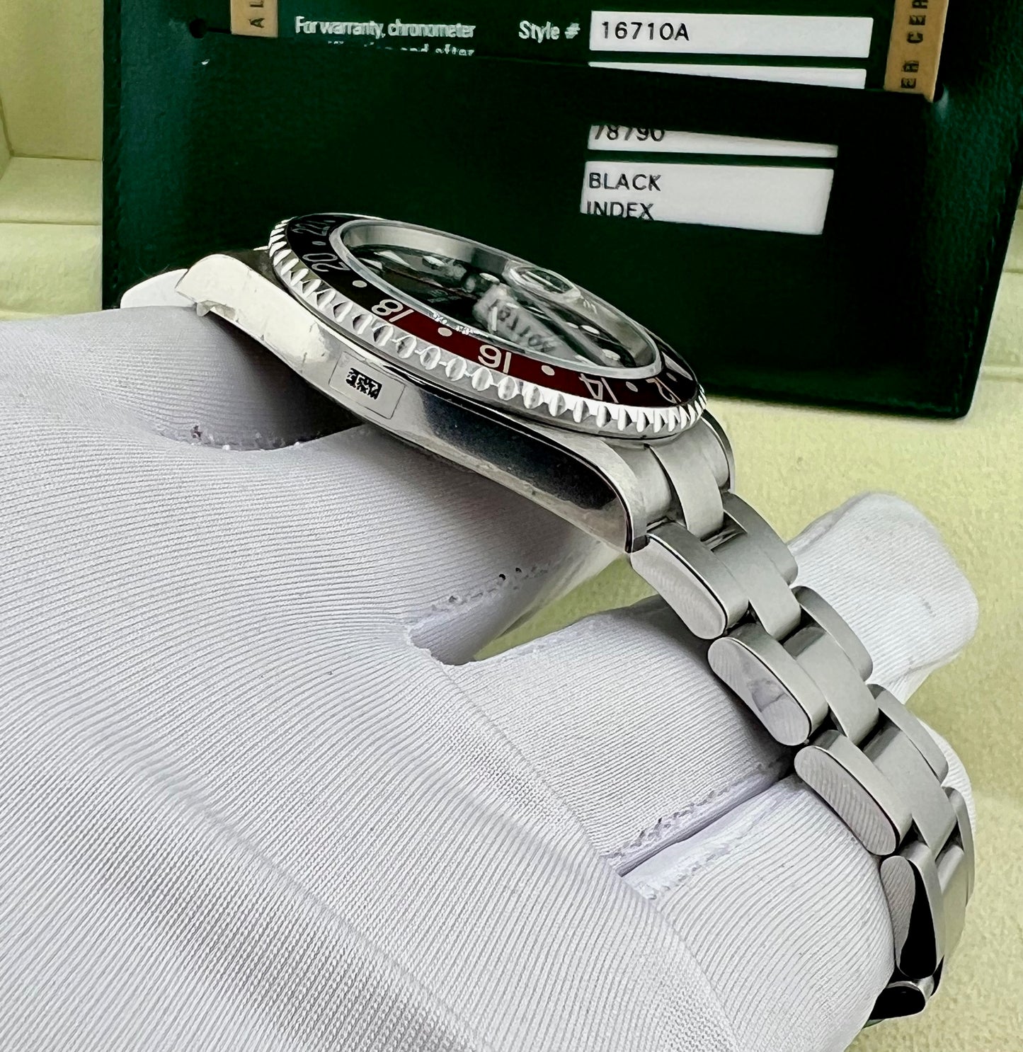 Rolex GMT-Master II 16710 Coke 2007 Card Stickers