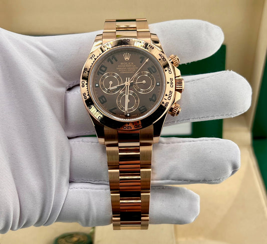 Rolex Daytona 116505 Everose Chocolate Roman index 2017 Ita 11 Maglie
