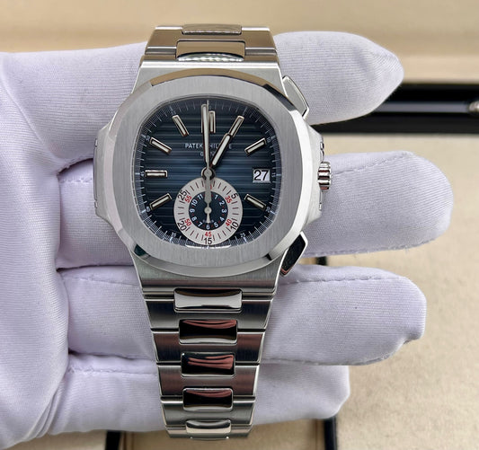 Patek Philippe Nautilus 5980/1A Blue Dial 2009 Box&Paper (Singapore) NEW