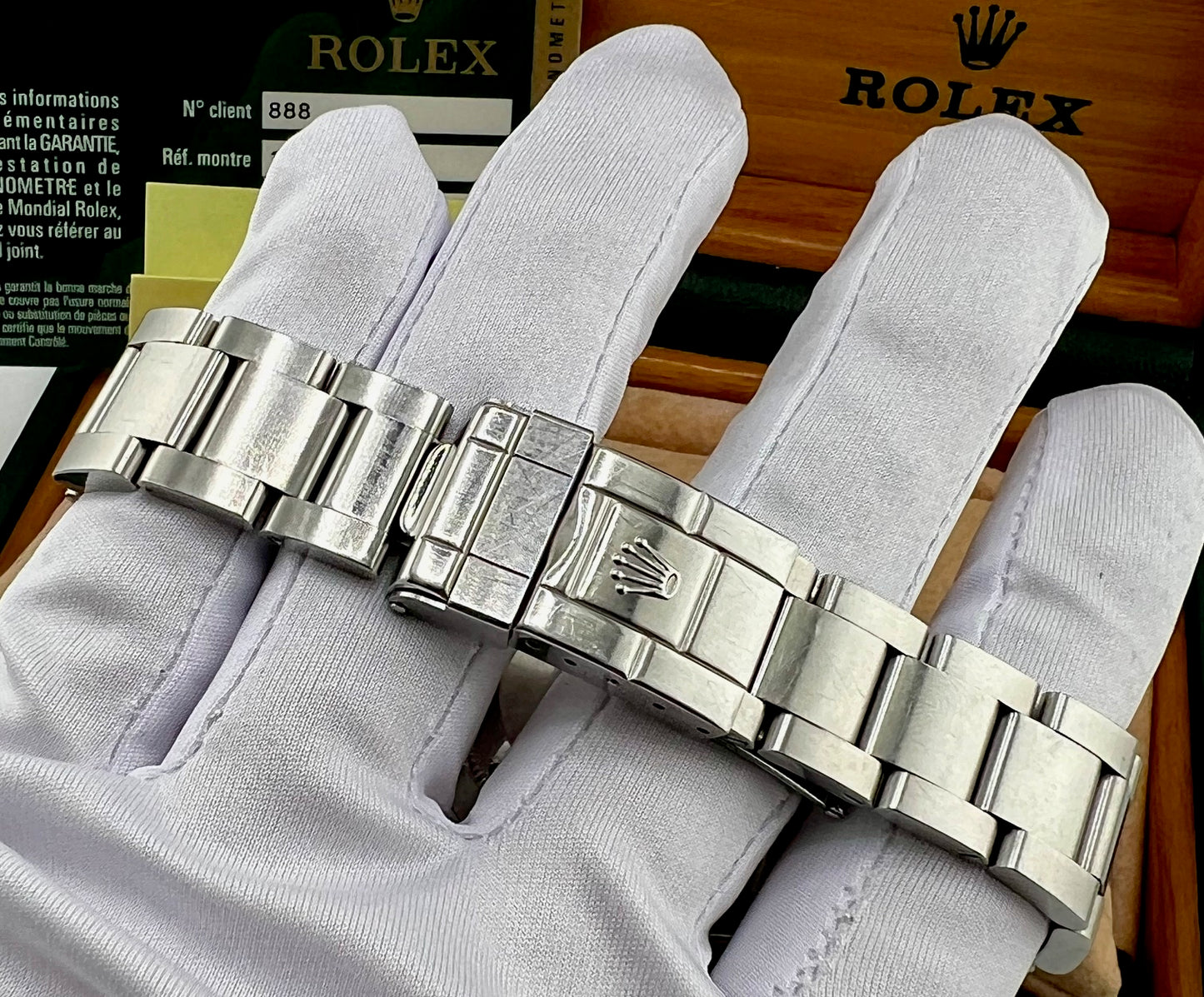 Rolex Explorer II 16570 Black Dial 2008 RRR Card