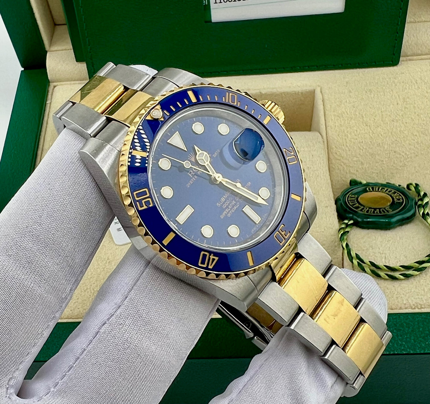 Rolex Submariner Date 40mm 116613LB Blue Dial Full Set 2018