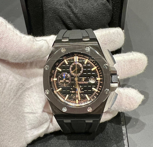 Audemars Piguet Royal Oak Offshore Chronograph 26405CE extrait d'archive 2024 + service , No Warranty AP