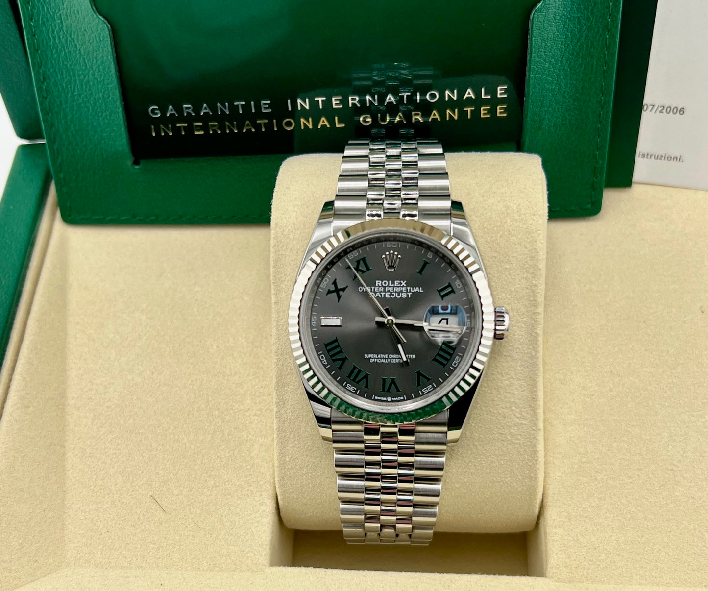 Rolex Datejust 36mm 126234 Wimbledon 2025 Jubilèe