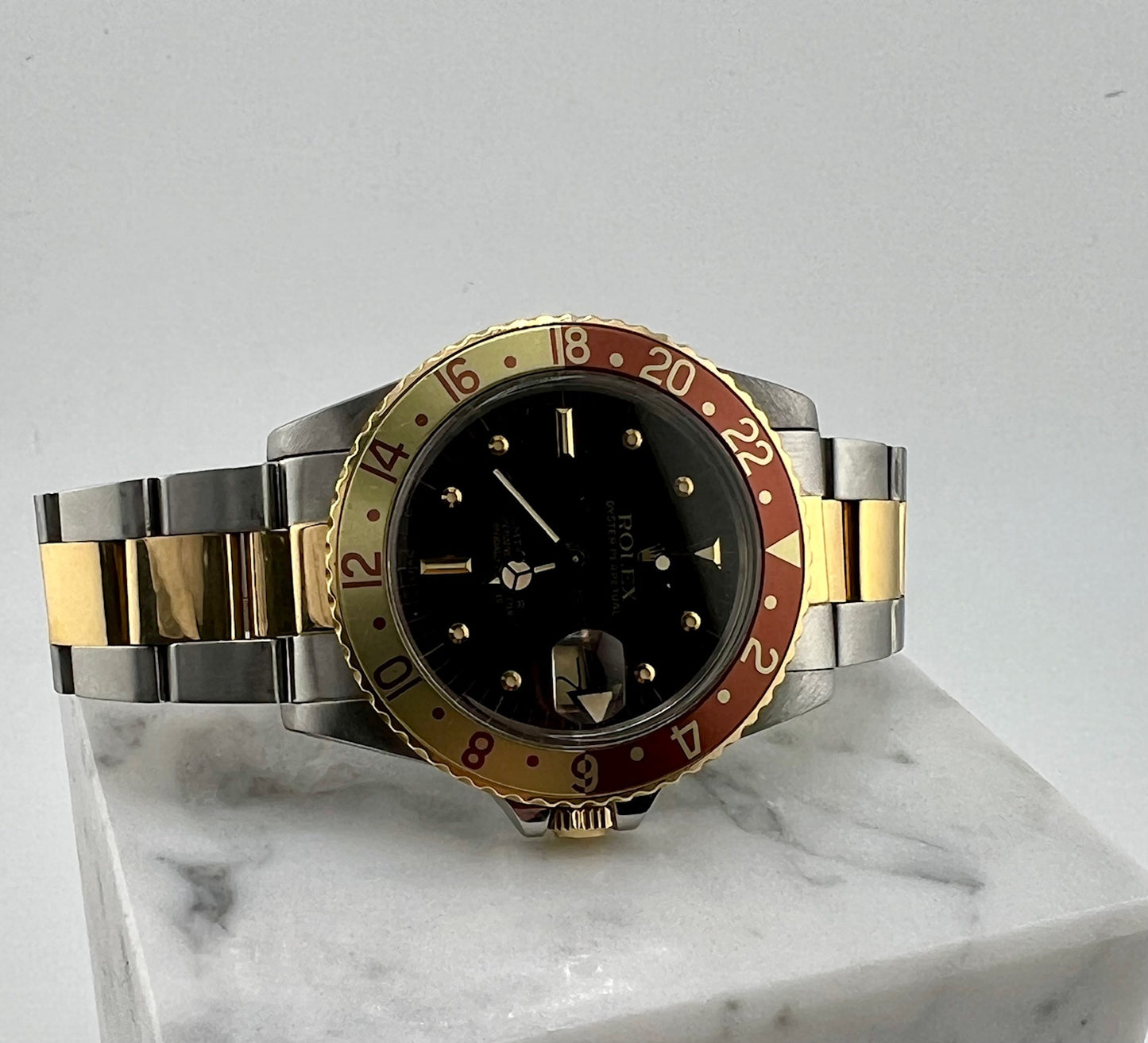 Rolex GMT-Master 16753 Eye Of The Tiger Nipple Dial 1985 No Paper Rolex No Box
