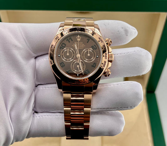 Rolex Daytona 116505 Chocolate 2017 ITA BoxPaper 10 links