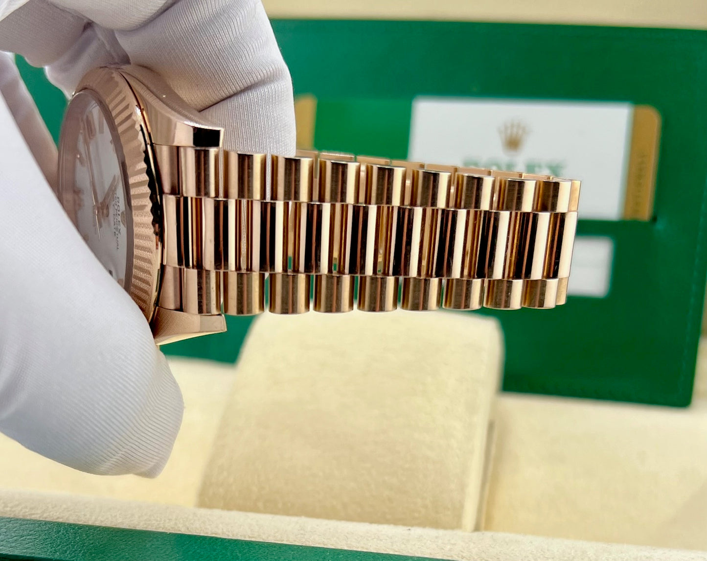 Rolex Day-Date 40mm 228235 White Dial Full Set 2017 ITA