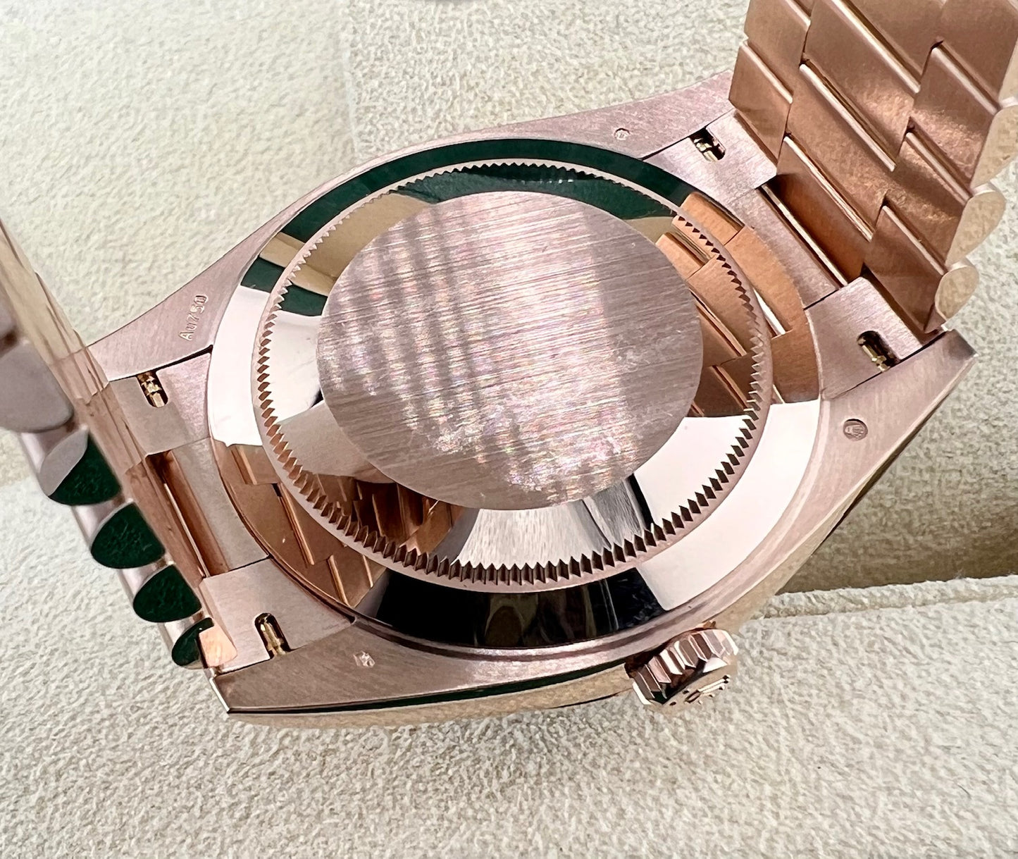 Rolex Day-Date 40mm 228235 Eisenkiesel Baguette Diamond 2025 like new