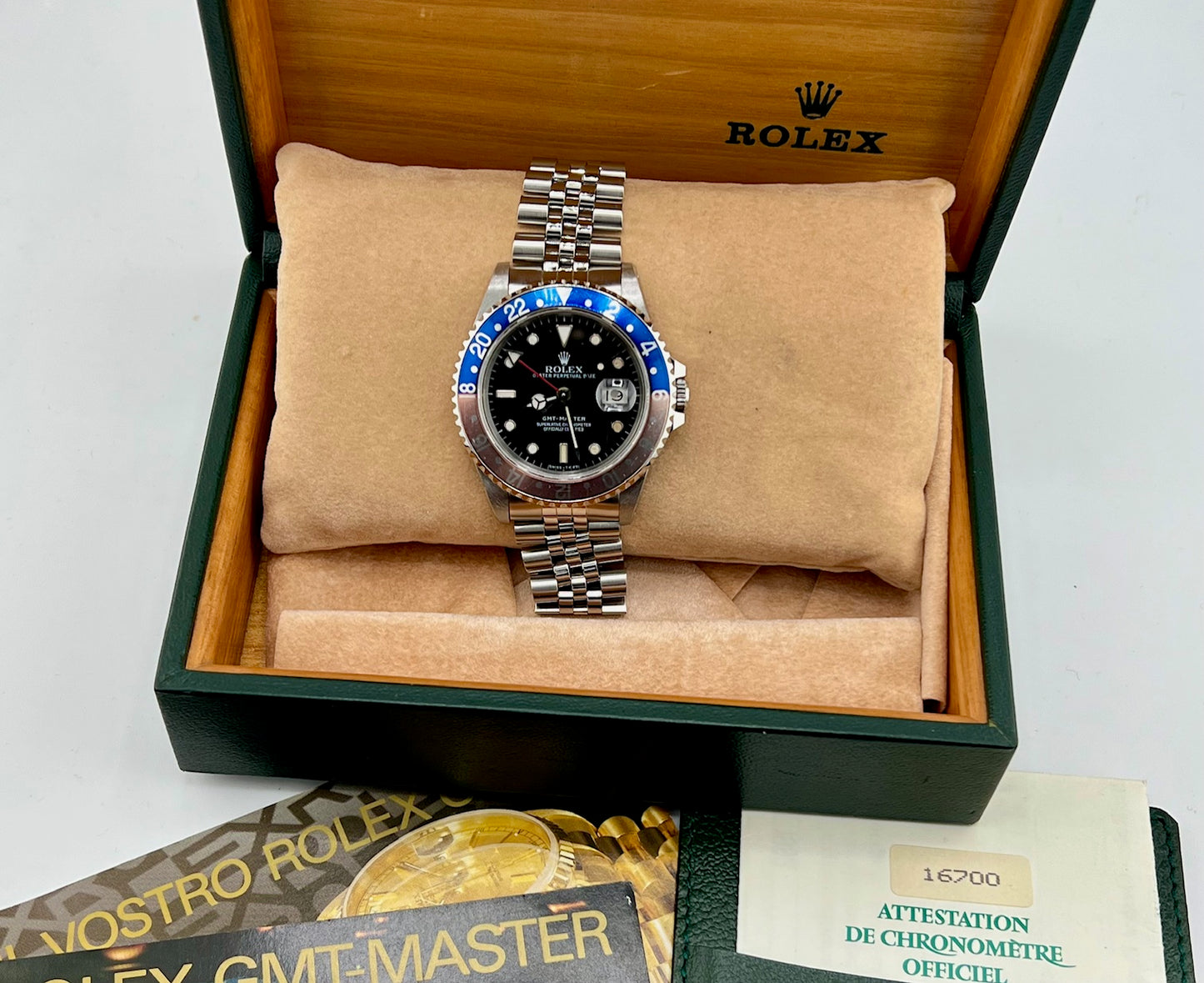 Rolex GMT-Master I 16700 Pepsi Jubilèe 1992 ITA