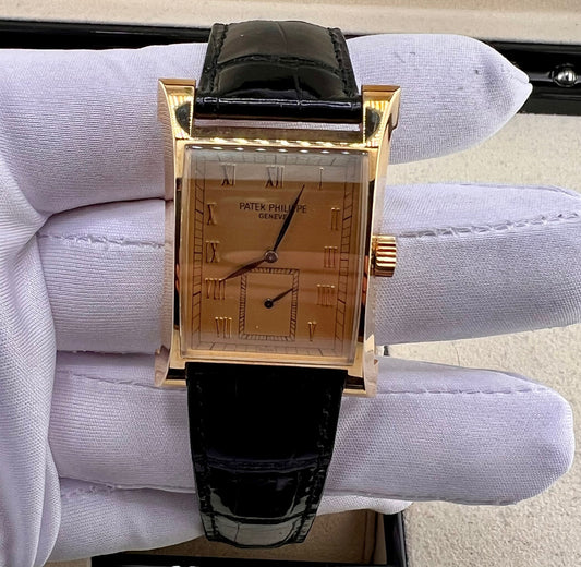 Patek Philippe Yellow Gold Pagoda Commemoration 1997 Full Set like new 5500J