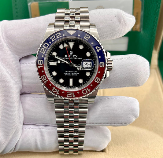 Rolex GMT-Master II 126710BLRO ''Pepsi'' Jubilèe 2019 USA B&P
