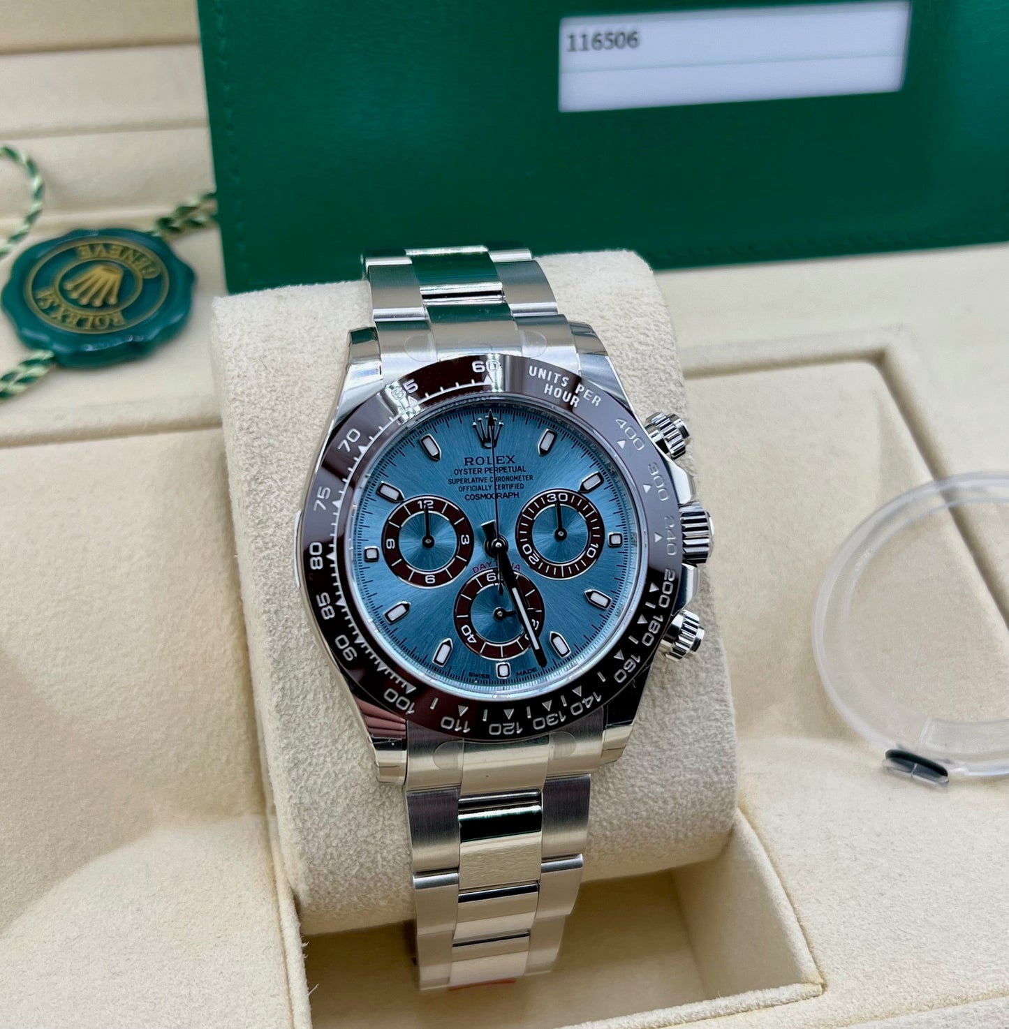 Rolex Daytona 116506 Platino 2019 NEW Full Stickers