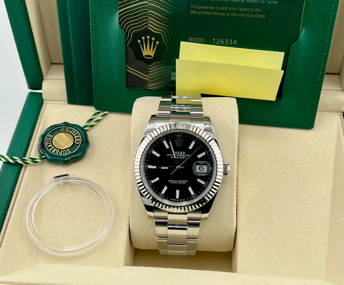 Rolex Datejust 41mm 126334 Black Dial Oyster 2025