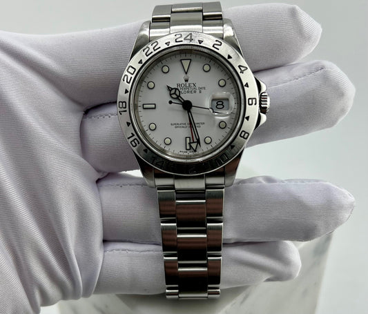 Rolex Explorer II 16570 White Dial Sel 2000