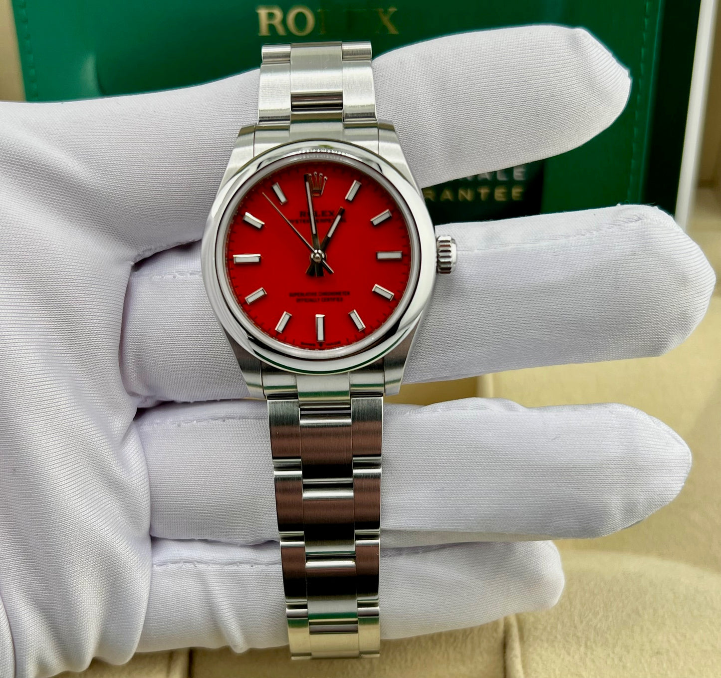 Rolex Oyster Perpetual 31mm 277200 Coral Dial 2021 full set
