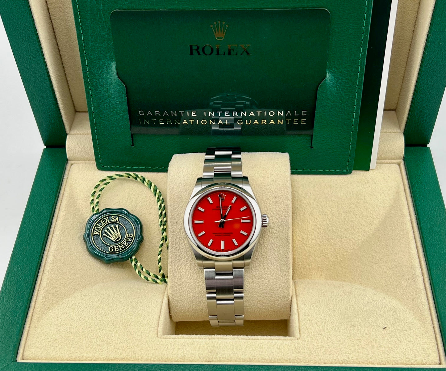 Rolex Oyster Perpetual 31mm 277200 Coral Dial 2021 full set