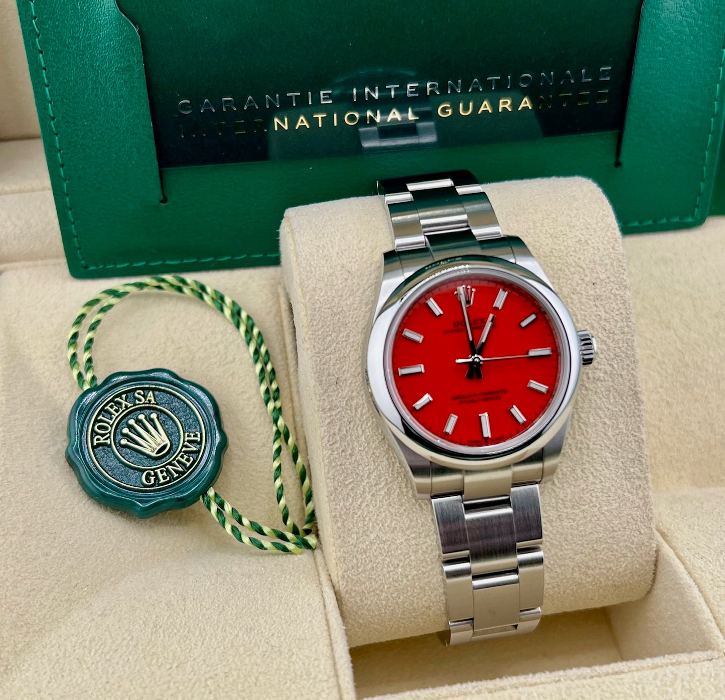 Rolex Oyster Perpetual 31mm 277200 Coral Dial 2021 full set