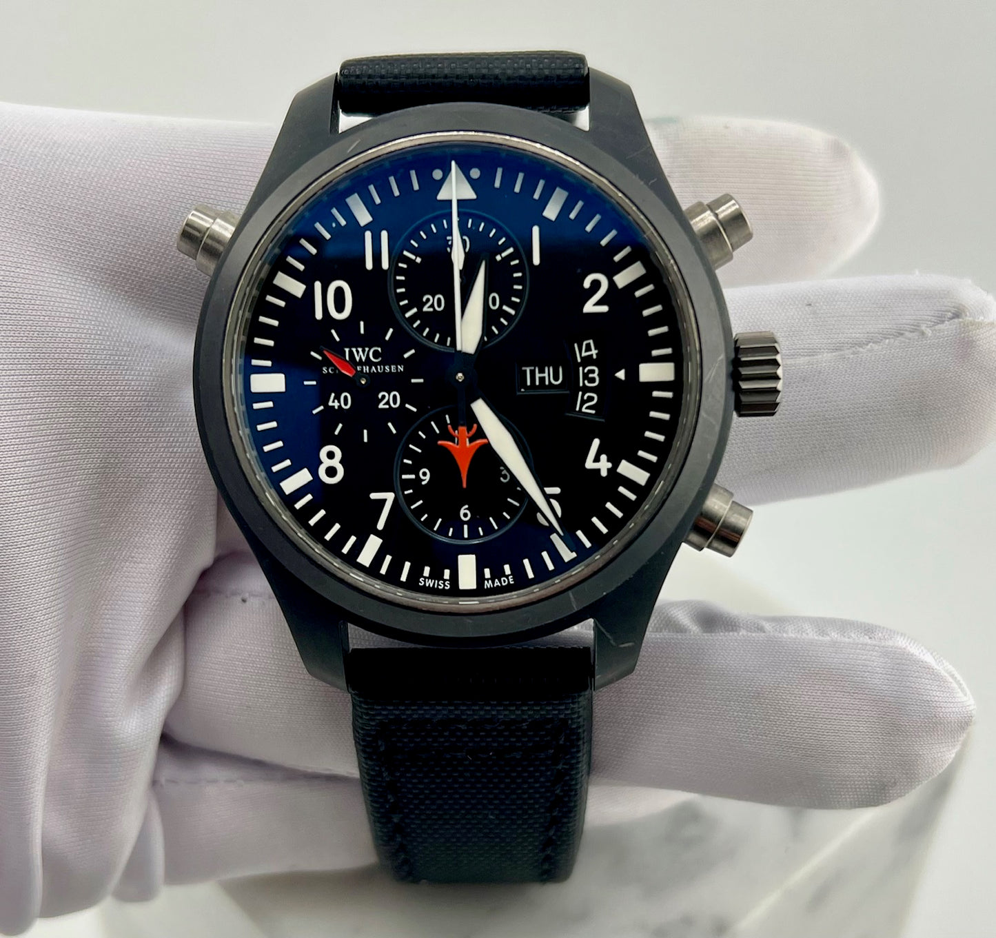 IWC Top Gun IW379901 Pilot Chronograph Ceramic Split-Second Rattapante