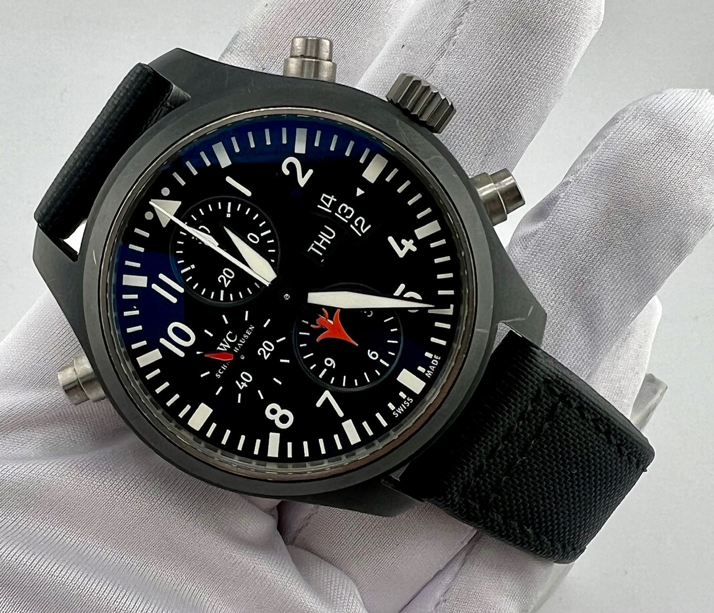 IWC Top Gun IW379901 Pilot Chronograph Ceramic Split-Second Rattapante