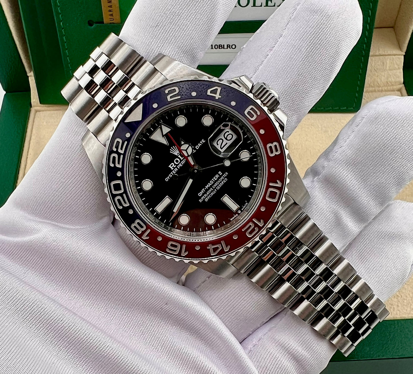 Rolex GMT-Master II 126710BLRO ''Pepsi'' Jubilèe 2020 Singapore