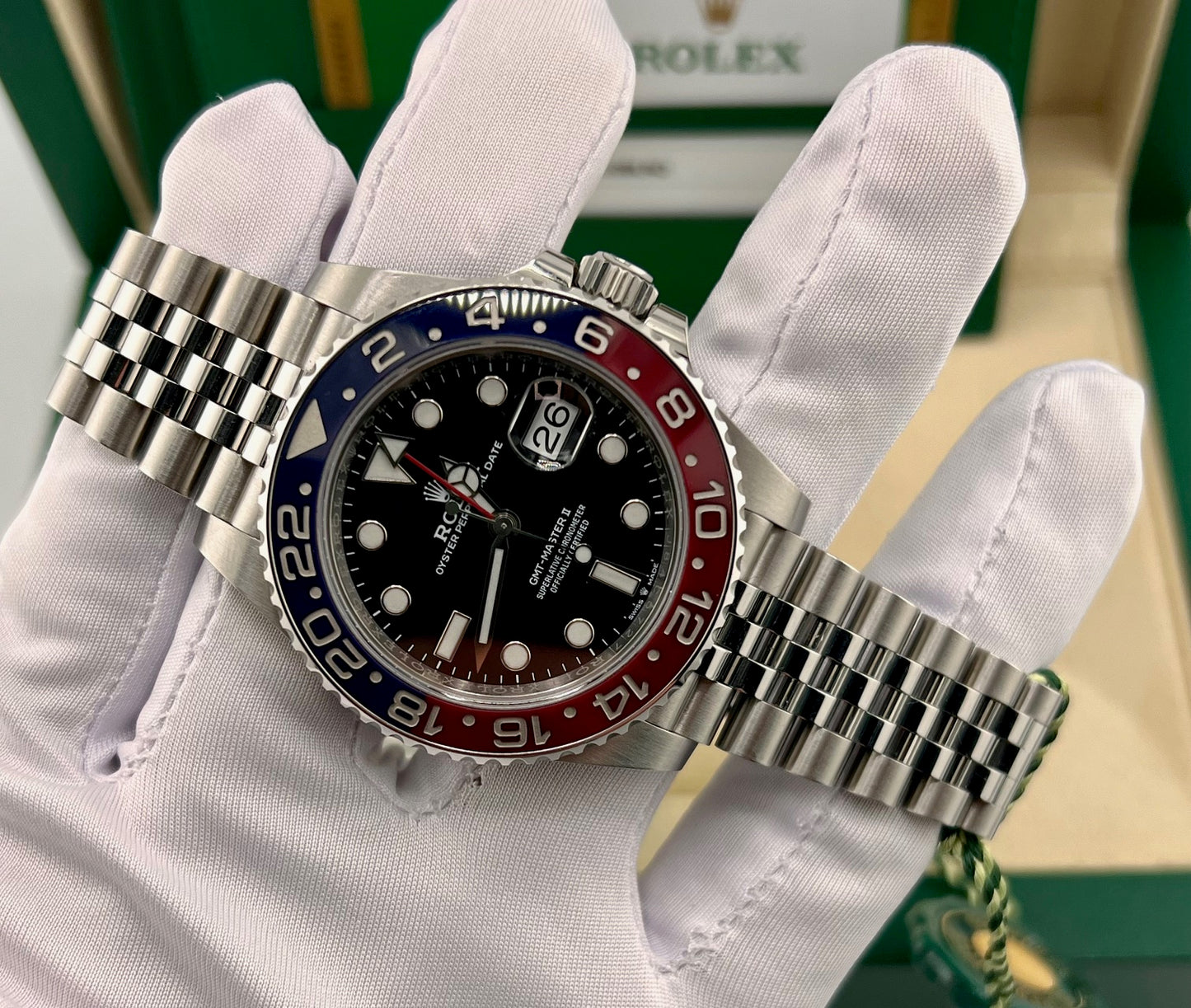 Rolex GMT-Master II 126710BLRO ''Pepsi'' Jubilèe 2020 Singapore