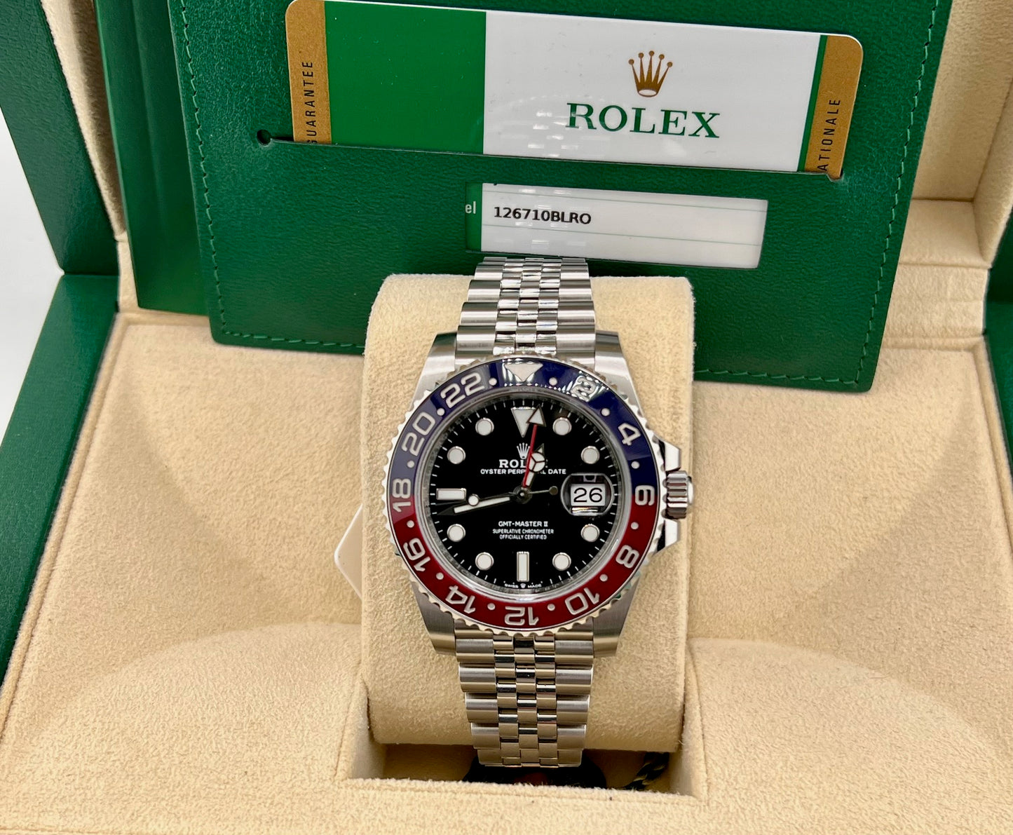 Rolex GMT-Master II 126710BLRO ''Pepsi'' Jubilèe 2020 Singapore