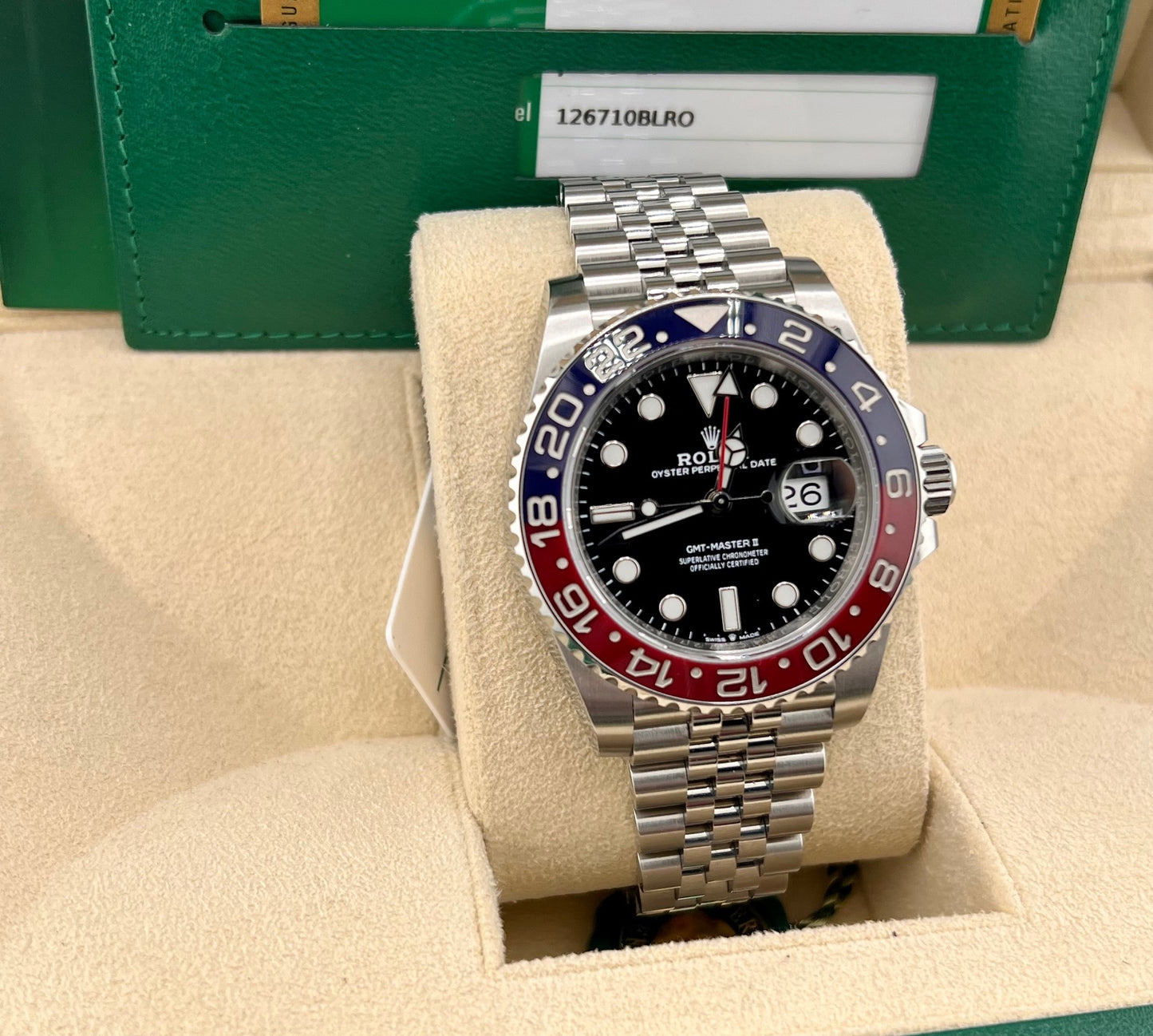 Rolex GMT-Master II 126710BLRO ''Pepsi'' Jubilèe 2020 Singapore