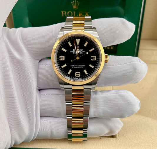 Rolex Explorer I 124273 36mm 2022 NEW Stickers