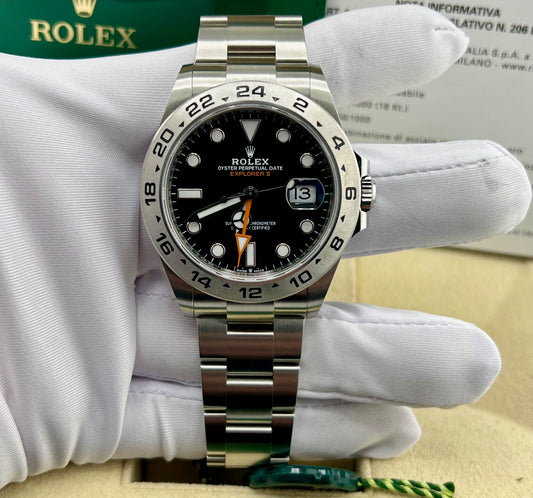 Rolex Explorer II 226570 Black Dial 2023 NEW 42mm