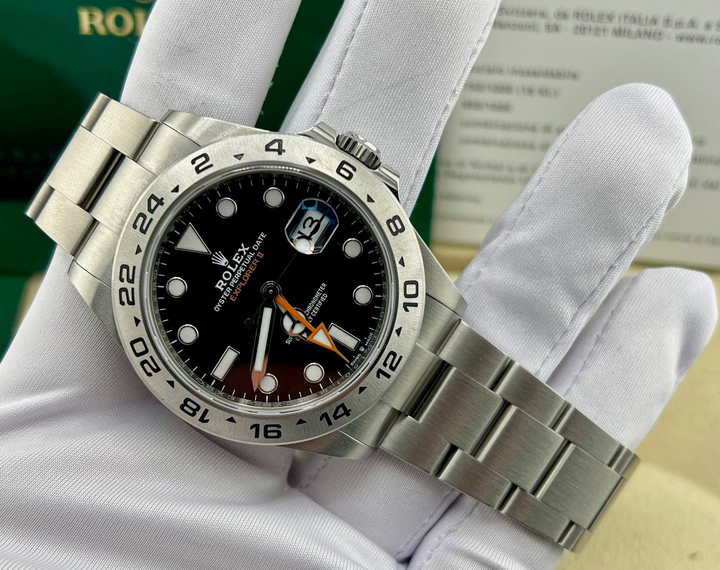 Rolex Explorer II 226570 Black Dial 2023 NEW 42mm