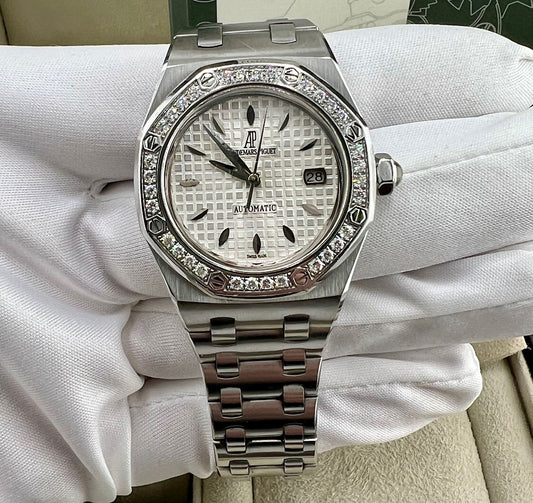 Audemars Piguet Royal Oak Lady 33mm 77321ST 2010 Full Set ITA