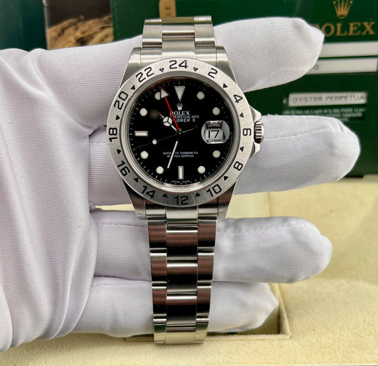 Rolex Explorer II 16570 40mm Full Set 2008 Card Ita