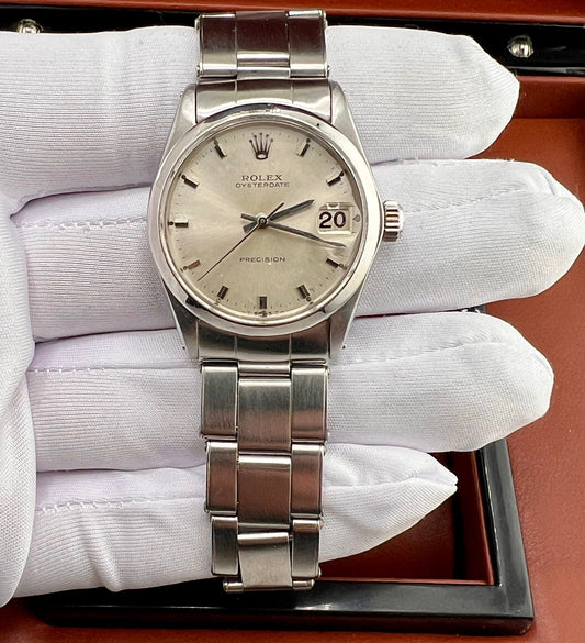 Rolex Oyster Precision Medium 6466 Year 1966 31mm solo orologio