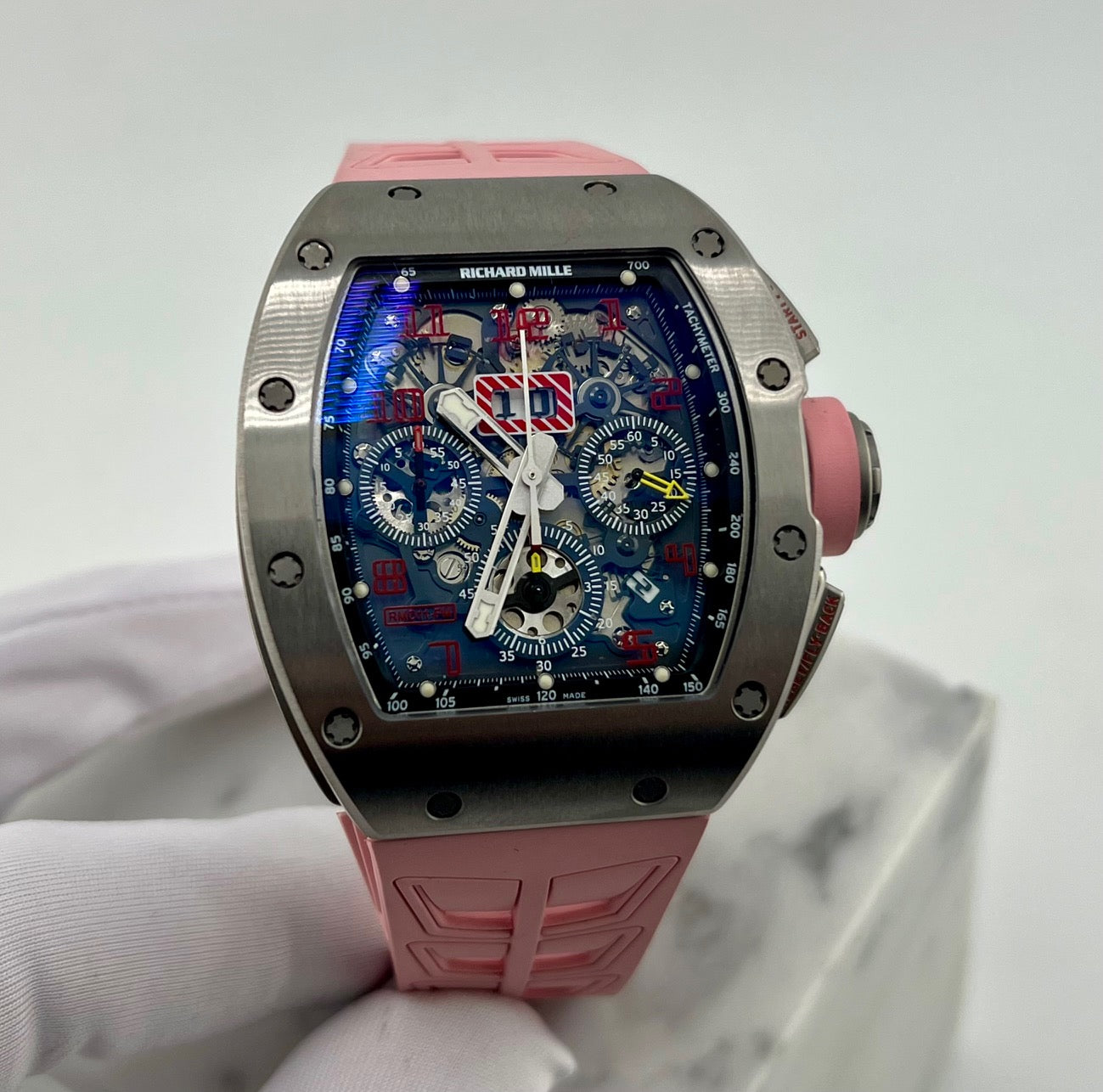 Richard Mille Rm 011 titanium Felipe Massa 50mm full set