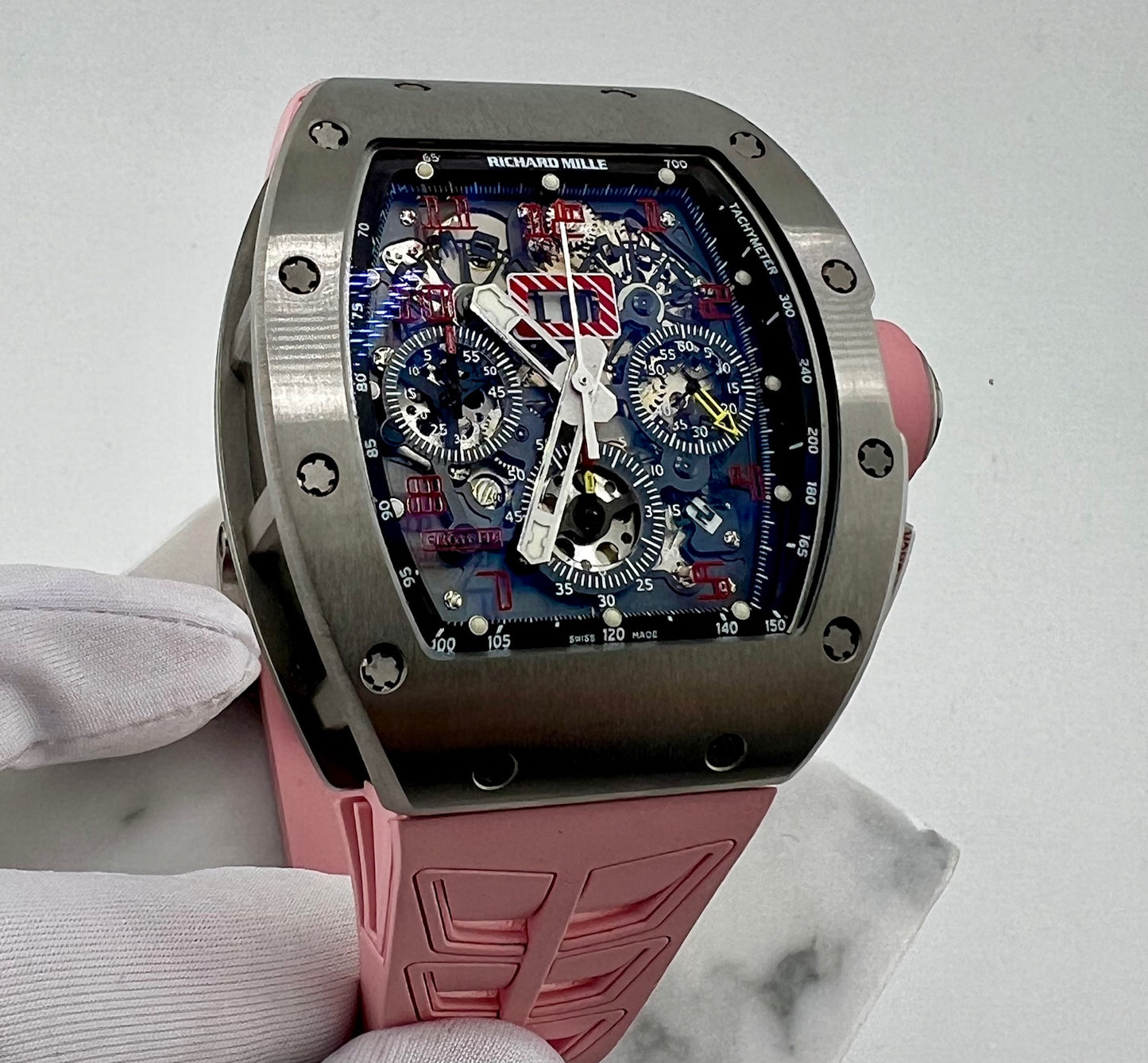 Richard Mille Rm 011 titanium Felipe Massa 50mm full set