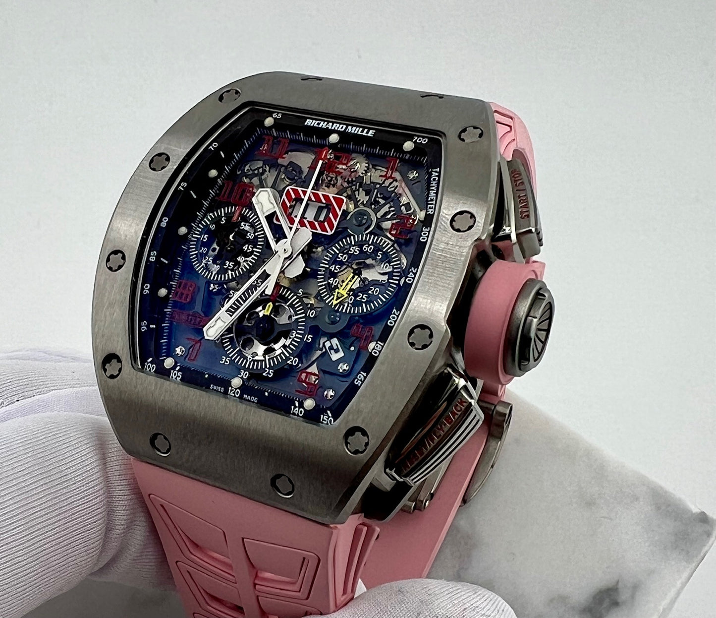 Richard Mille Rm 011 titanium Felipe Massa 50mm full set